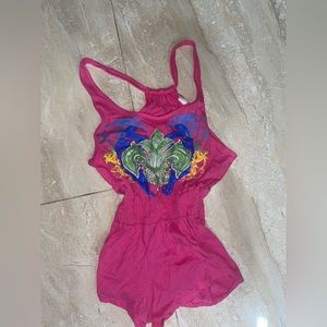 Pink romper